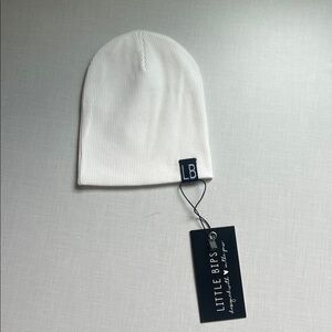 Little Bipsy Classic White Knit Beanie